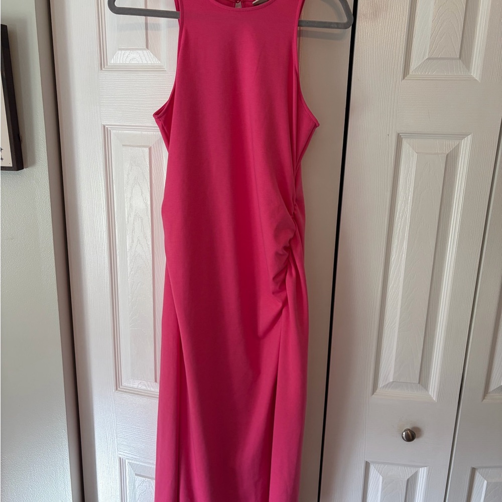 a new day Vibrant Pink Sleeveless Maxi Dress